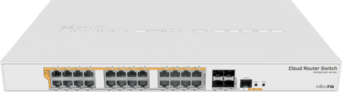 24 Port PoE Passive 24v, PoE+ at/af, Switch 450W