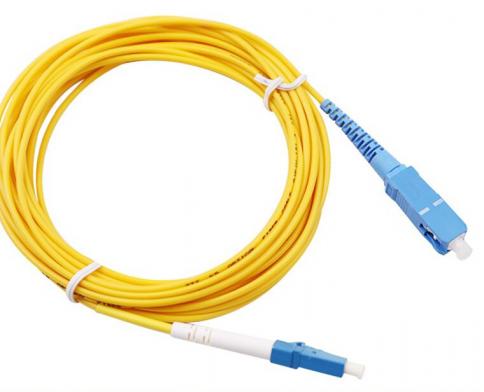 ოპტიკურ პაჩკორდი - SC/UPC-LC/UPC Single-mode Simplex Patchcord 3mm 1m