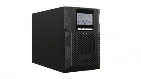 უწყვეტი კვების წყარო (UPS) - 6KVA/5.4KW On-line Tower, საჭიროებს 16,18,20 გარე მიერთების აკუმულატორს