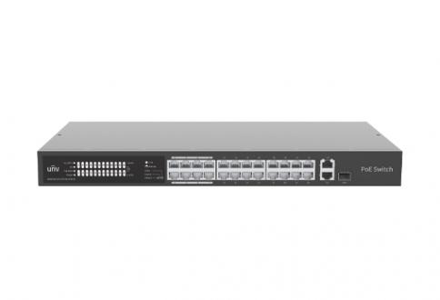 PoE Switch - 24×100Mbps PoE ports (RJ45)+1×1000Mbps Combo ports