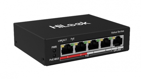 4 Port Fast Ethernet Unmanaged POE Switch, HiLook