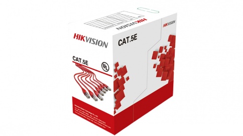 305 m CAT5E UTP Network Cable 100% Solid Copper, 0.5 mm, Hikvision