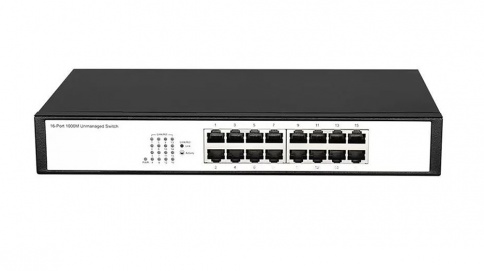 Unmanaged Switch - 16 Full-gigabit ports