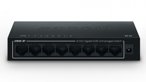 Unmanaged Switch - 8 Full-gigabit ports