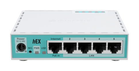 როუტერი hEX refresh - Dual Core CPU, 5x Gigabit Port, MikroTik 
