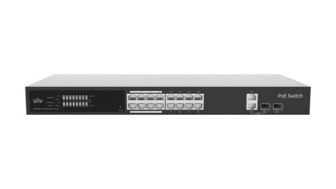 Managed PoE Switch - 16P GE af/at, 1S, Uniview
