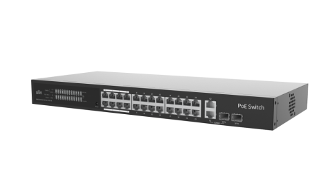 Managed PoE Switch - 24P GE af/at, 1S, Uniview