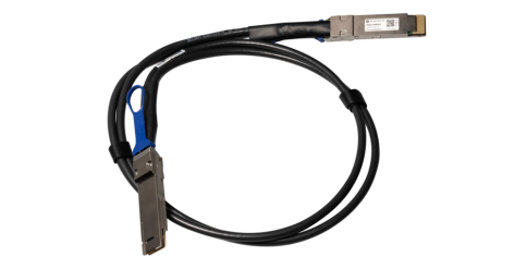 400-Gigabit QSFP-DD direct attach cable 1m