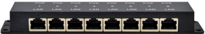 passive PoE adapter 8 ports box
