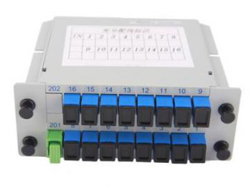 PLC Splitter 1x16-SC/UPC, Insertion Type